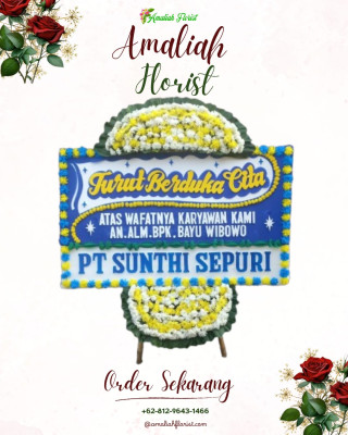 Papan Bunga Duka di Dumai Barat
