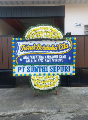 Papan Bunga Duka di Dumai Barat