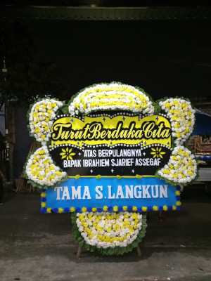 Papan Bunga Duka di Dumai Barat