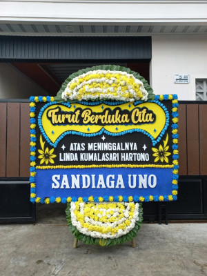 Papan Bunga Duka di Dumai Barat